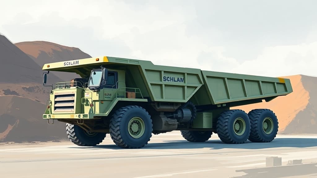 Schlam Launches World's First Green Steel Mining Truck Beds for Open-Pit Operations