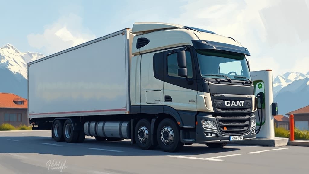 France Opens First Ultra-Fast E-Truck Charger on Mont-Blanc Route