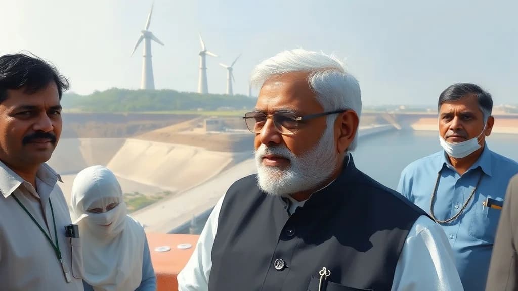 Bihar's Chief Minister Inspects Phulwaria Reservoir and Nuclear Power Plant Site in Nawada
